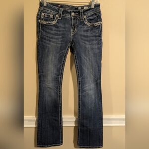 💥FINAL OFFER💥Miss Me Blue Embellished Jeans EUC
